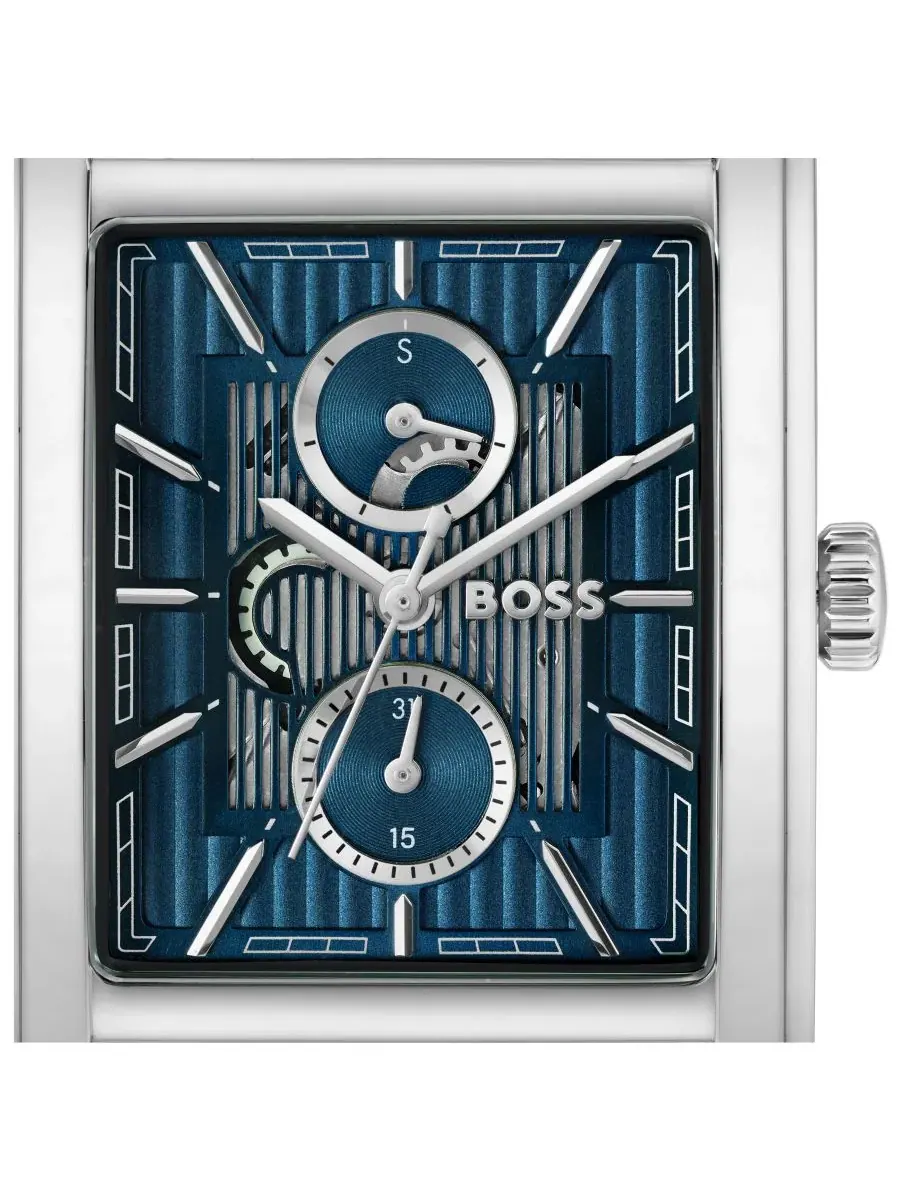 Мужские часы Principle Dress Multi Quartz Multi из нержавеющей стали, диаметр 42,5 мм Hugo Boss — изображение 4 из 4