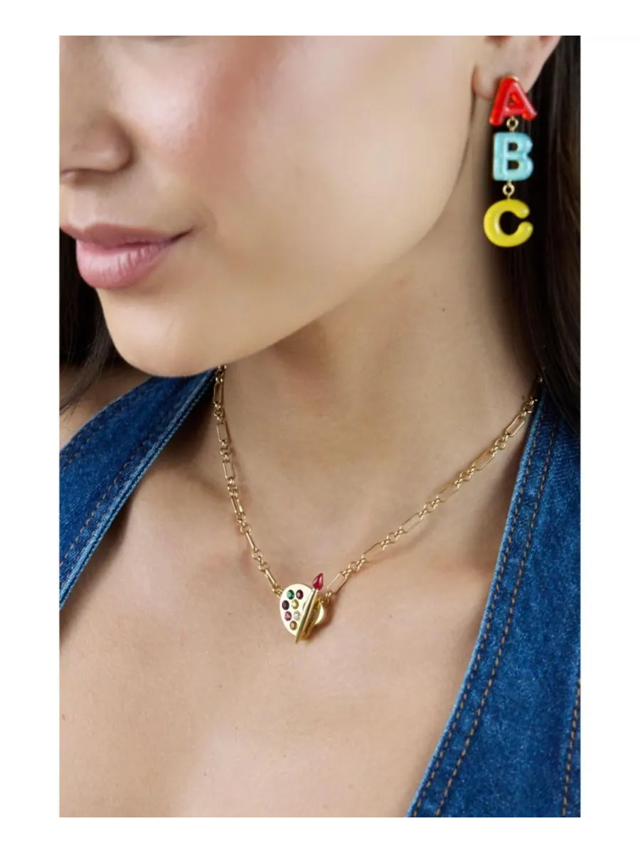 Линейные серьги ABC Alex and Ani — изображение 3 из 5, оттенок нет цвета