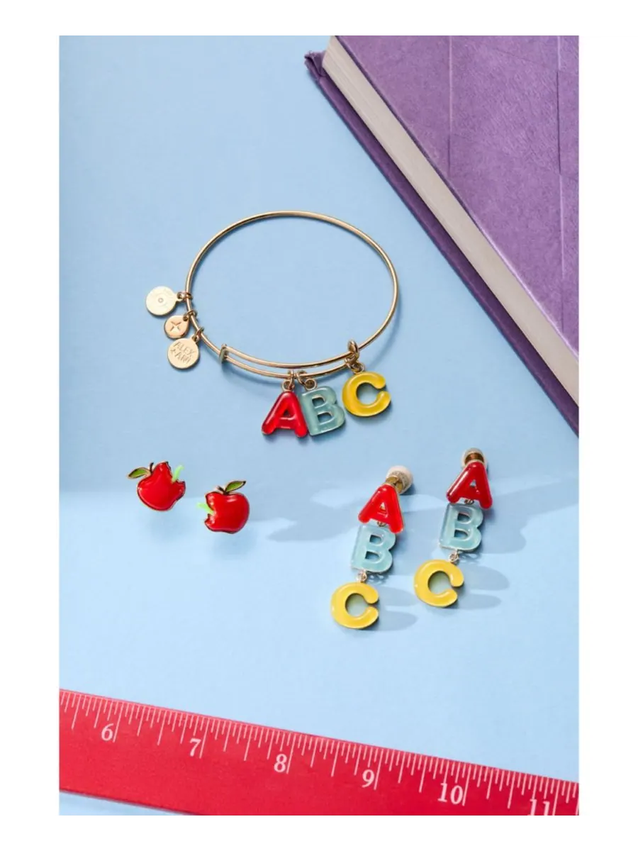Линейные серьги ABC Alex and Ani — изображение 4 из 5, оттенок нет цвета