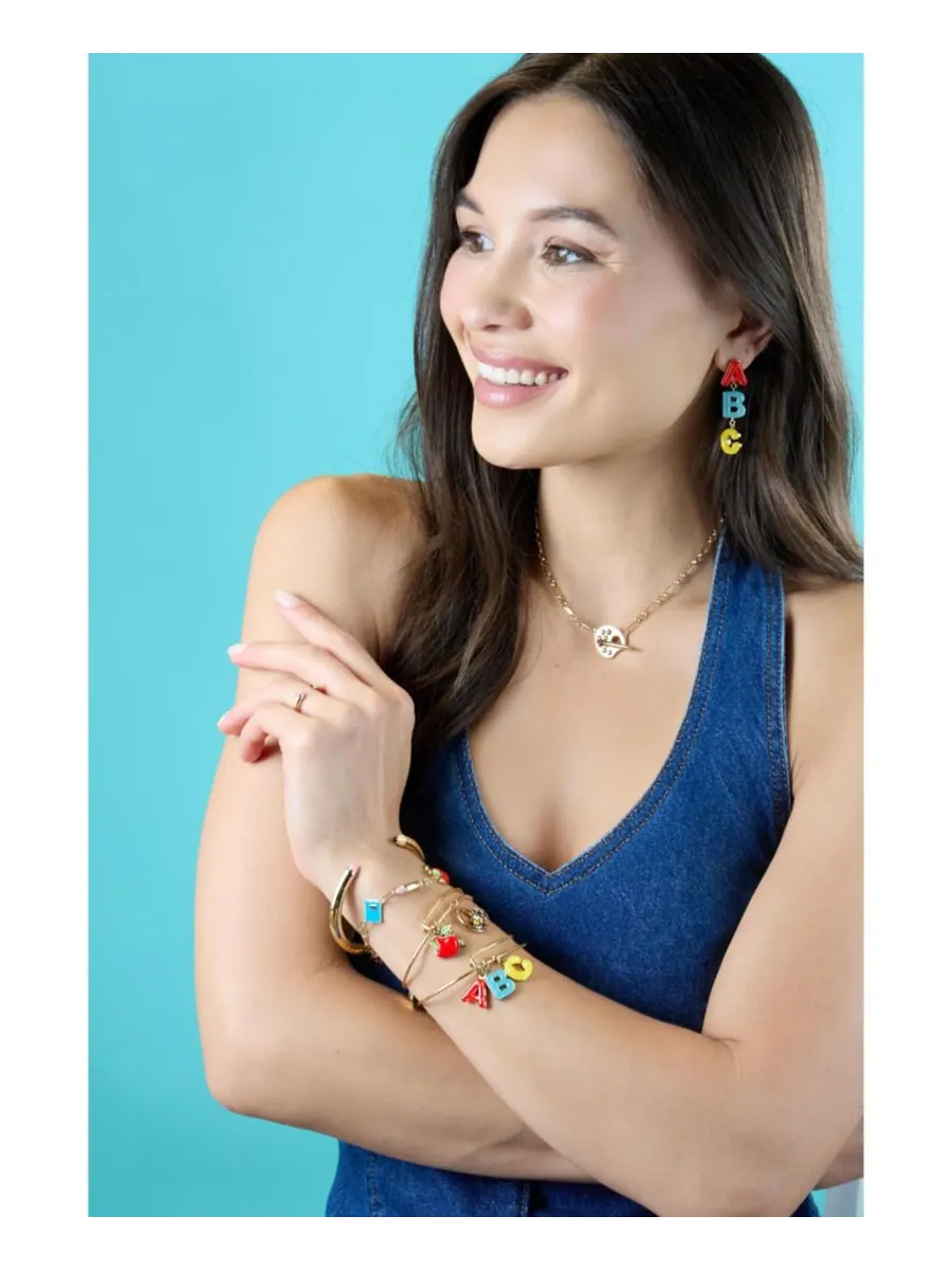 Линейные серьги ABC Alex and Ani — изображение 5 из 5, оттенок нет цвета