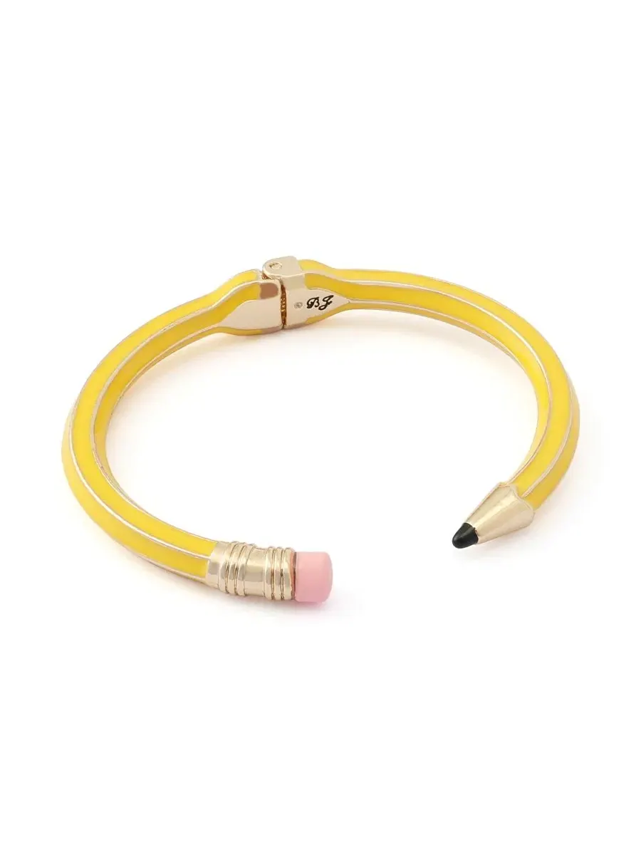Браслет-жгут Classic Pencil Betsey Johnson — изображение 1 из 3, оттенок желтый/золотистый