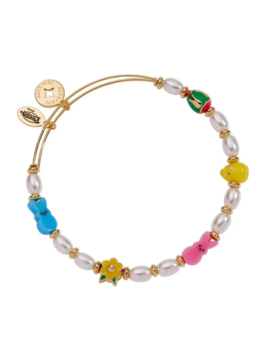 Браслет-пружинка с бусинами Peeps Chick and Bunny Alex and Ani