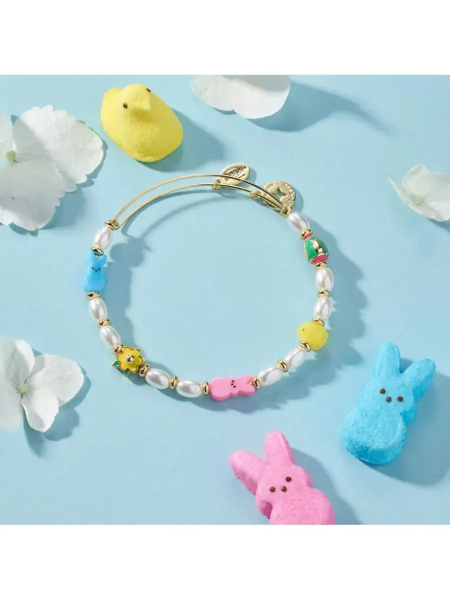 Браслет-пружинка с бусинами Peeps Chick and Bunny Alex and Ani — изображение 4 из 4, оттенок нет цвета