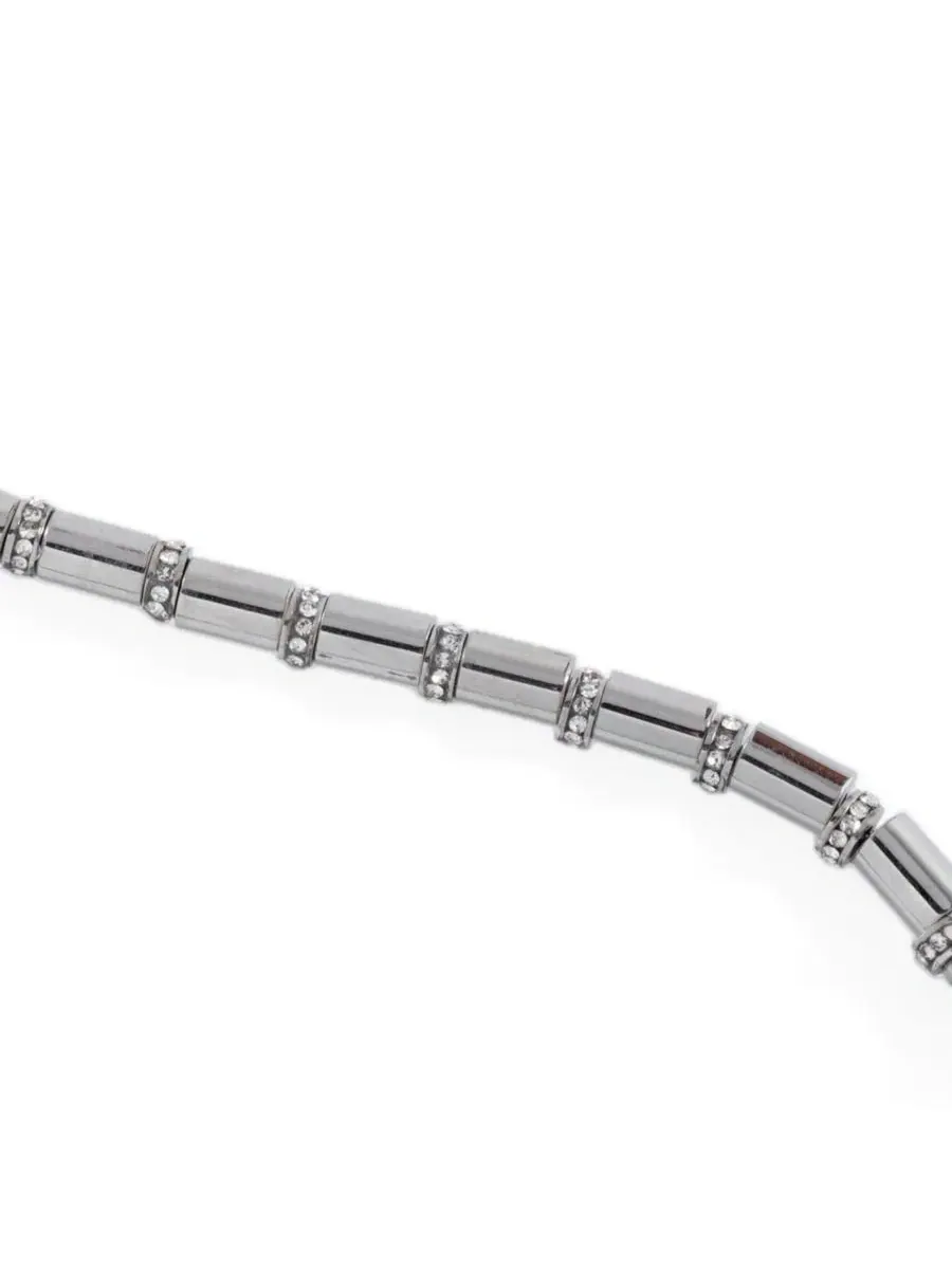 Браслет-трубка с кристаллами, модель Tube Bead and Crystal Chain Alex and Ani — изображение 2 из 3, оттенок нет цвета