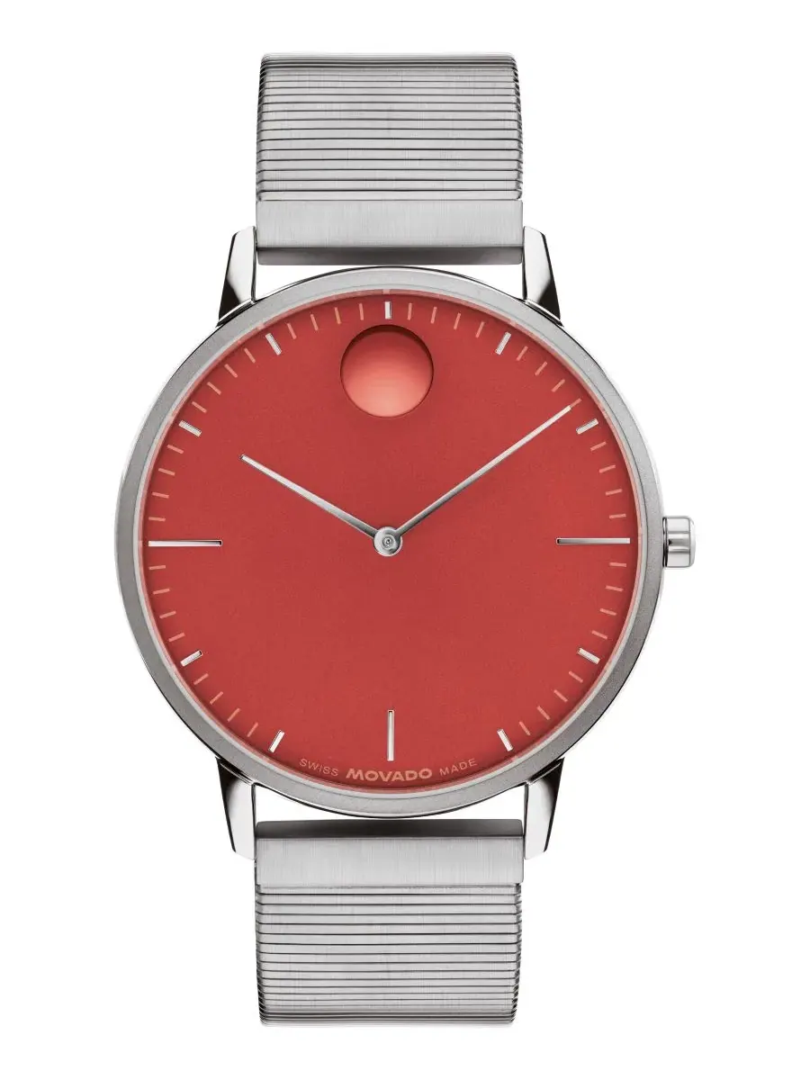 Универсальные часы Movado с швейцарским кварцевым механизмом, корпусом из нержавеющей стали — изображение 1 из 3