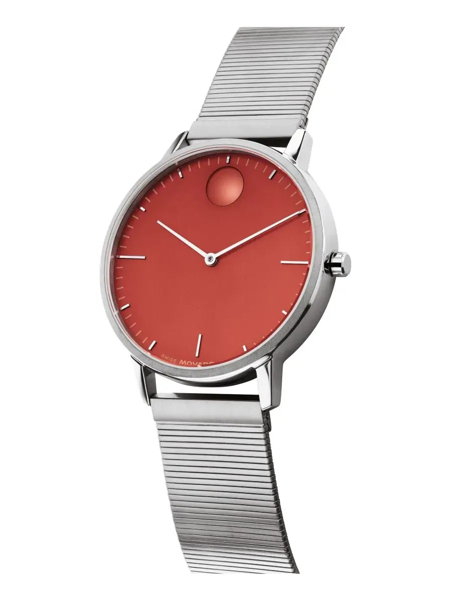 Универсальные часы Movado с швейцарским кварцевым механизмом, корпусом из нержавеющей стали — изображение 2 из 3