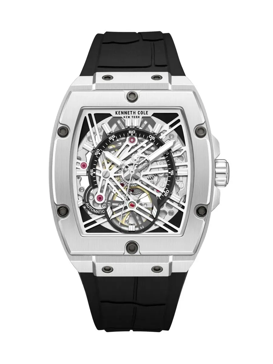 Мужские автоматические часы, 41 мм Kenneth Cole New York — изображение 1 из 3, оттенок черный