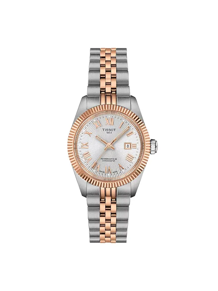 Женские часы Ballade Power с двухцветным браслетом из нержавеющей стали, 30 мм Tissot — изображение 1 из 4