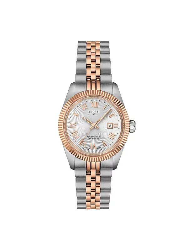Женские часы Ballade Power с двухцветным браслетом из нержавеющей стали, 30 мм Tissot — изображение 1 из 4