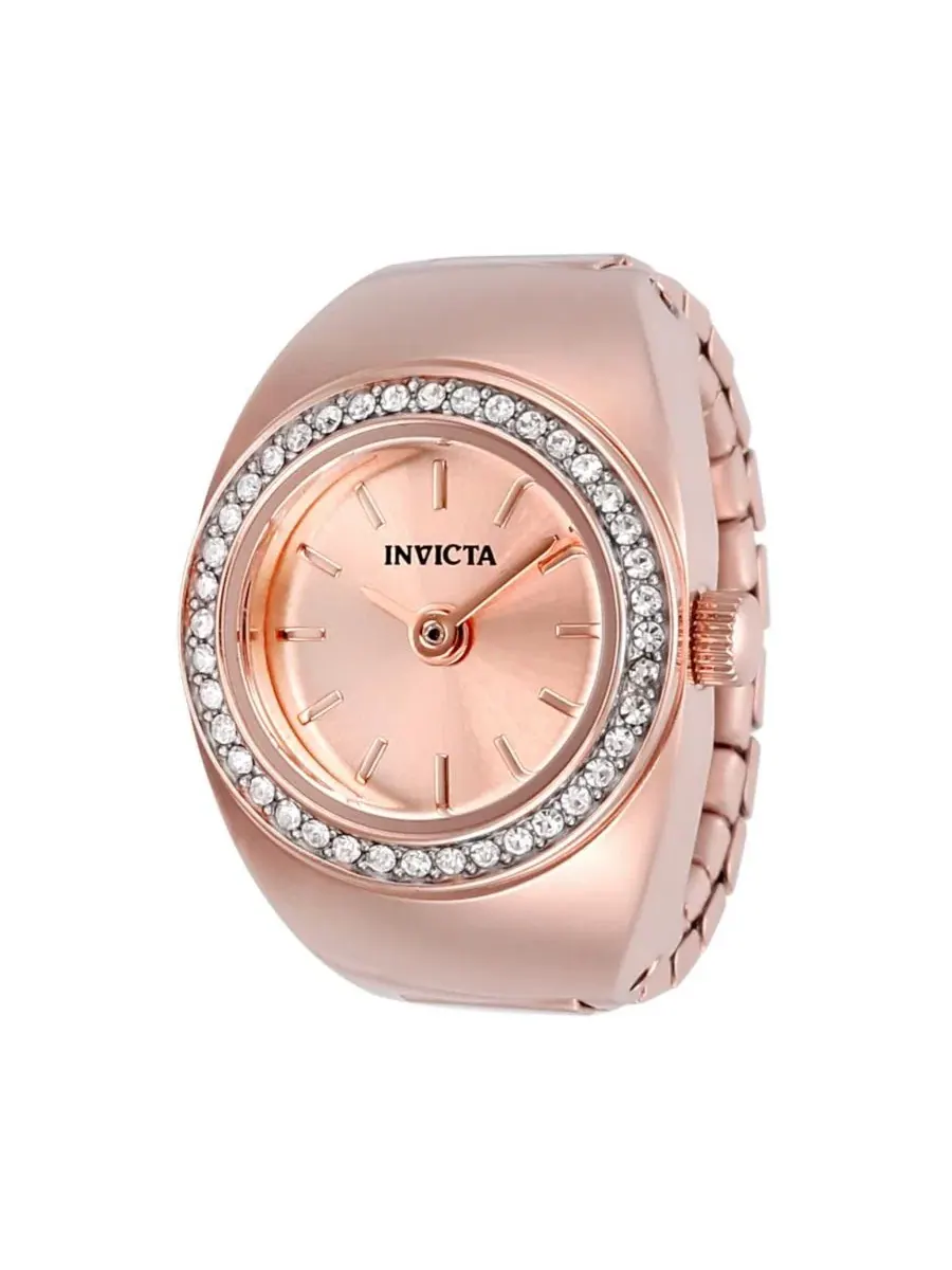 Женские часы Invicta Angel Mini Ring, кварцевые, с розовым золотом, Mini Ring Watch Invicta