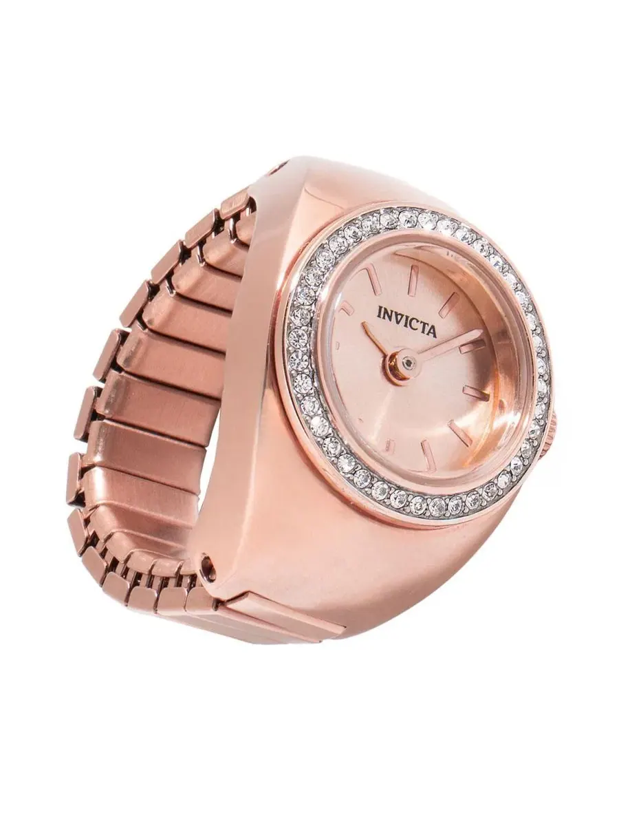 Женские часы Invicta Angel Mini Ring, кварцевые, с розовым золотом, Mini Ring Watch Invicta — изображение 2 из 3
