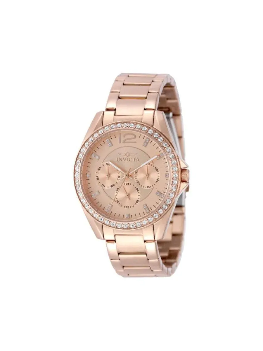 Женские часы Angel Quartz Dial Invicta — изображение 2 из 3, оттенок розовый золотистый