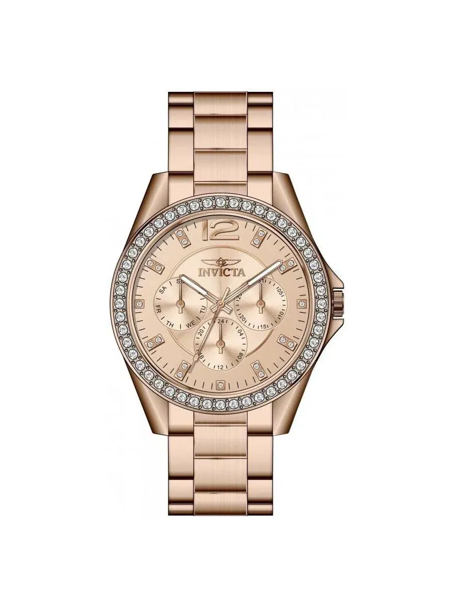 Женские часы Angel Quartz Dial Invicta — изображение 3 из 3, оттенок розовый золотистый