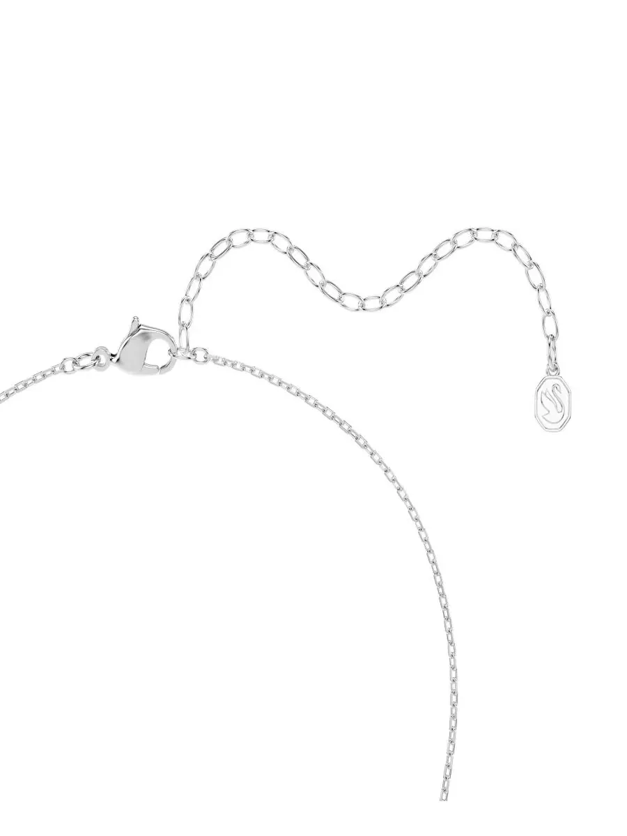 Колье с кристаллами Swarovski Matrix — изображение 4 из 7, оттенок белый