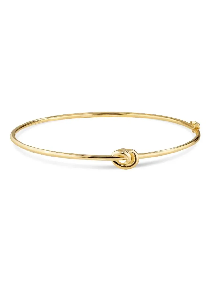 Браслет-цепочка с узлом любви Love Knot, 14K золото DEVATA — изображение 1 из 5