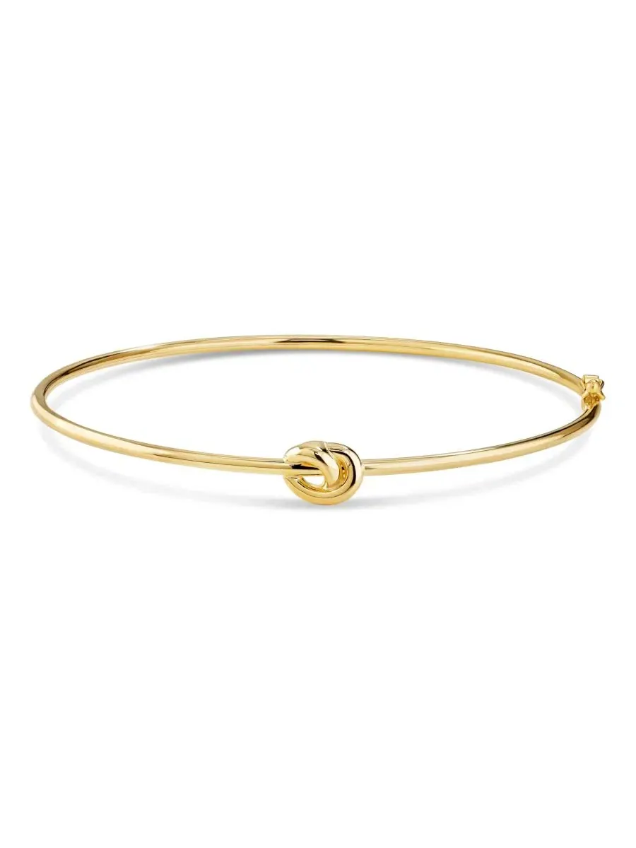 Браслет-цепочка с узлом любви Love Knot, 14K золото DEVATA — изображение 2 из 5
