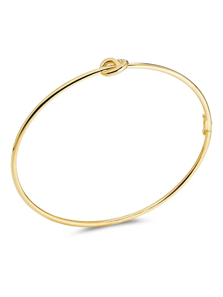 Браслет-цепочка с узлом любви Love Knot, 14K золото DEVATA — изображение 5 из 5