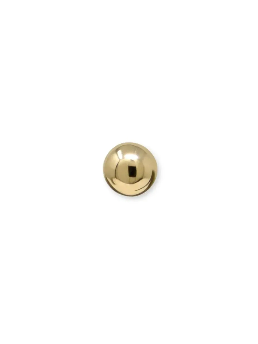 Серьга-пусета Cleo Mini Ball Single Stud Anzie — изображение 1 из 3, оттенок желтый