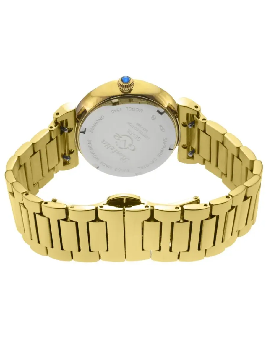 Женские часы Berletta Swiss Quartz Diamond IP Stainless Steel Bracelet Watch GV2 by Gevril — изображение 2 из 3