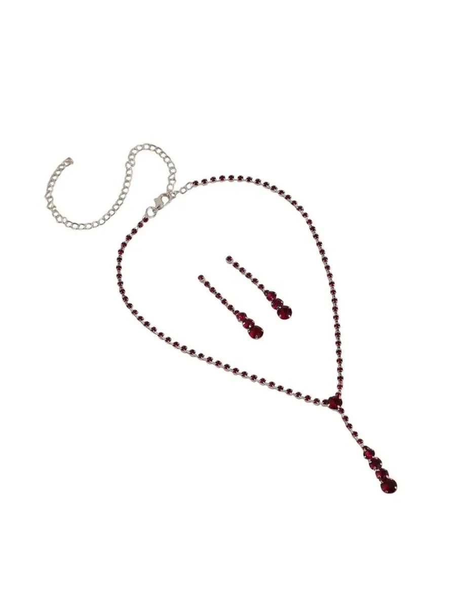 Женский набор украшений с ожерельем и серьгами The Dainty-Bling Jewellery Set SOHI