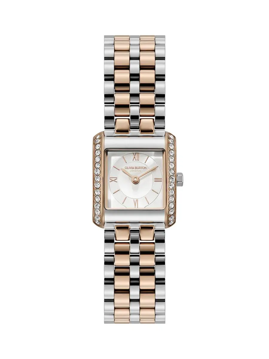 Женские часы Berkley Two-Tone с браслетом из нержавеющей стали, 21 мм Olivia Burton — изображение 1 из 7
