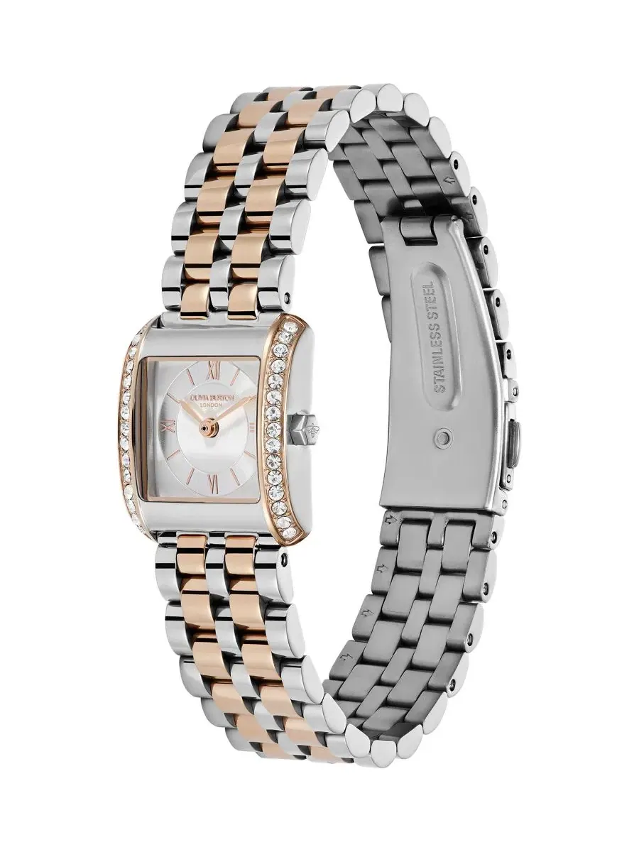 Женские часы Berkley Two-Tone с браслетом из нержавеющей стали, 21 мм Olivia Burton — изображение 4 из 7