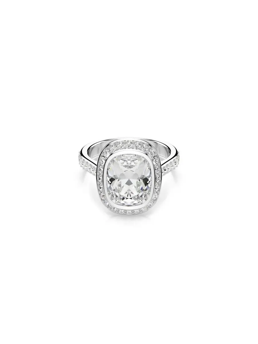 Кольцо с кристаллами Swarovski — изображение 1 из 7, оттенок белый