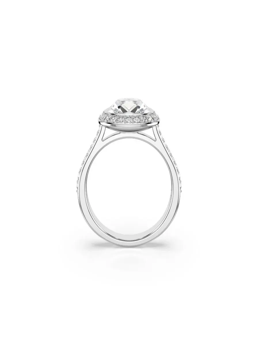 Кольцо с кристаллами Swarovski — изображение 2 из 7, оттенок белый