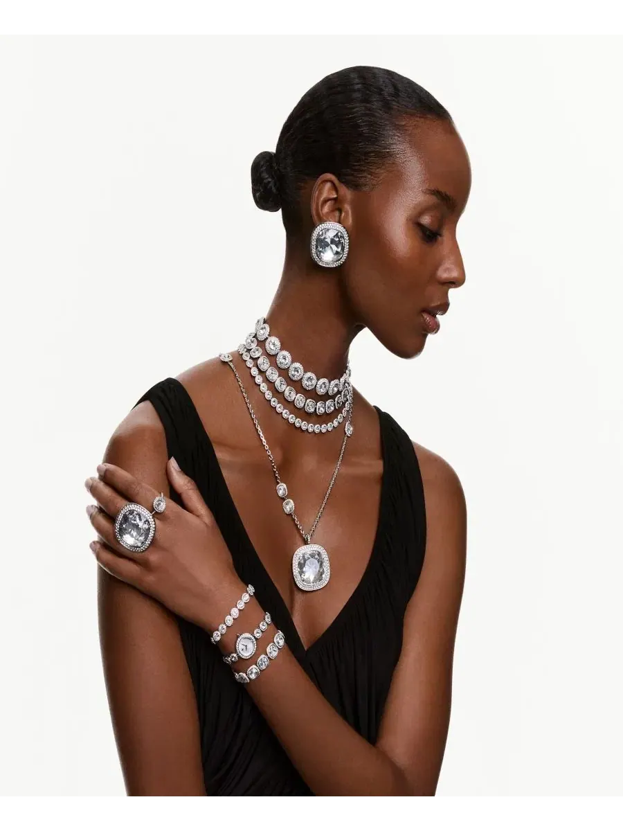 Кольцо с кристаллами Swarovski — изображение 6 из 7, оттенок белый