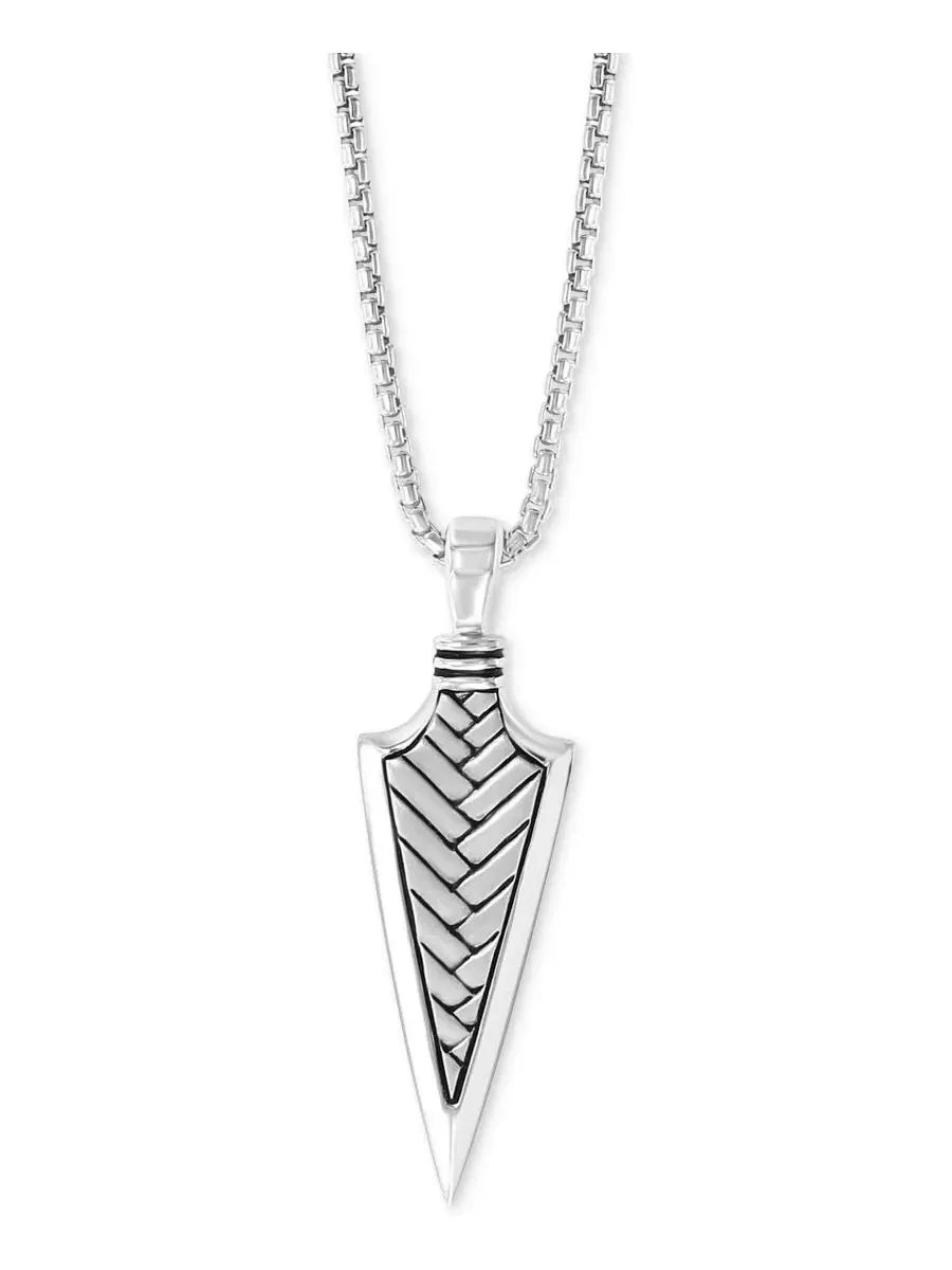 Подвеска EFFY "Стрела" длиной 56 см , мужская, из стерлингового серебра Effy Collection — изображение 1 из 1