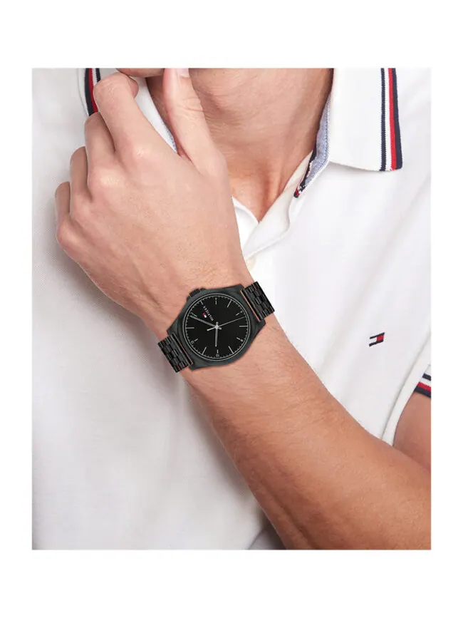 Мужские часы Tommy Hilfiger Norris Le, арт. 1710613 — изображение 4 из 4, оттенок черный
