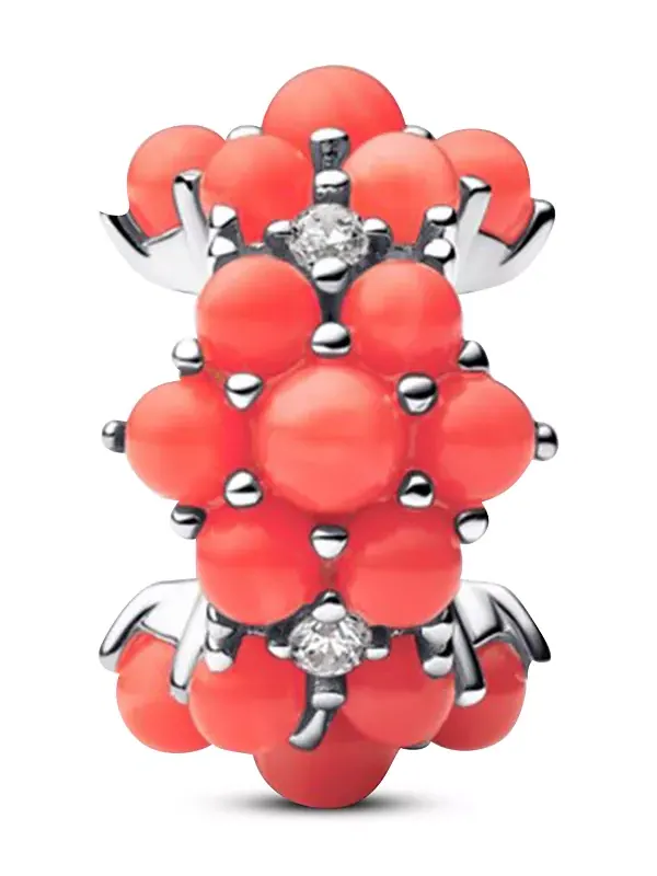 Коралловые океанские подвески Pandora — изображение 2 из 4, оттенок красный