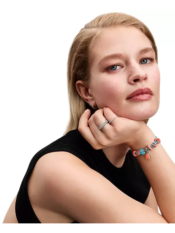 Коралловые океанские подвески Pandora — изображение 4 из 4, оттенок красный