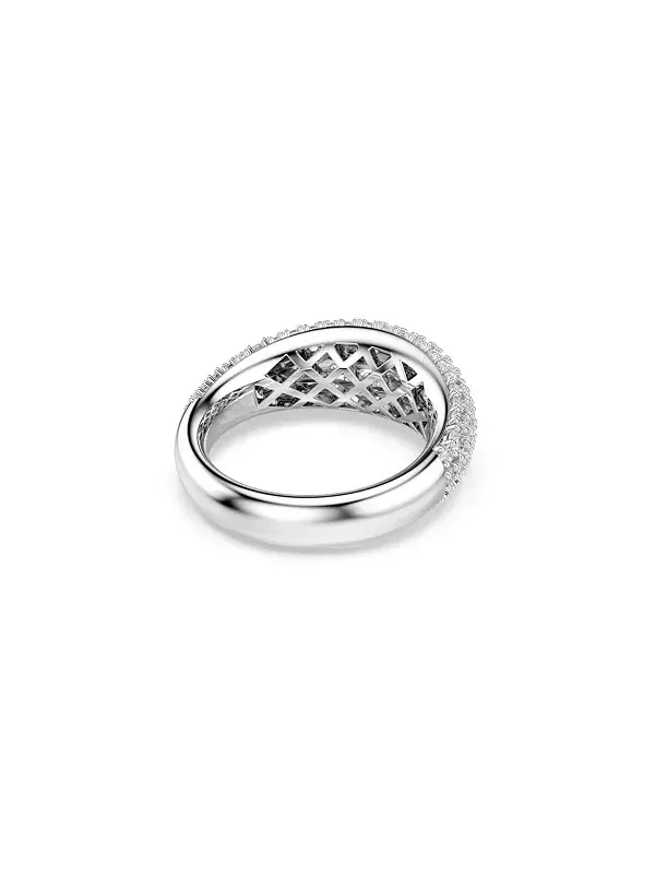 Кольцо Sublima с белым родиевым покрытием Swarovski — изображение 3 из 4, оттенок серебристый/прозрачный