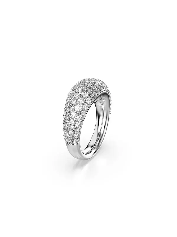 Кольцо Sublima с белым родиевым покрытием Swarovski — изображение 4 из 4, оттенок серебристый/прозрачный