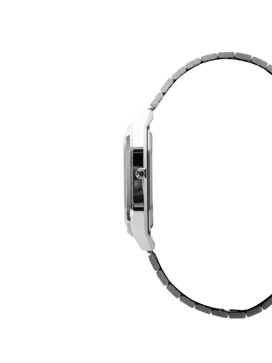 Мужские часы с аналогово-цифровым дисплеем, стальной корпус 35.8 мм Casio — изображение 3 из 3, оттенок серебряный