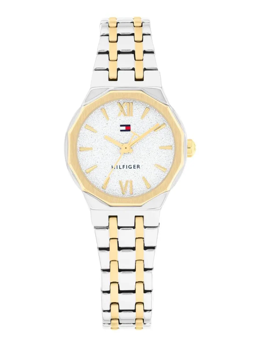 Женские часы Tommy Hilfiger, 25 мм, с браслетом из стали двух цветов