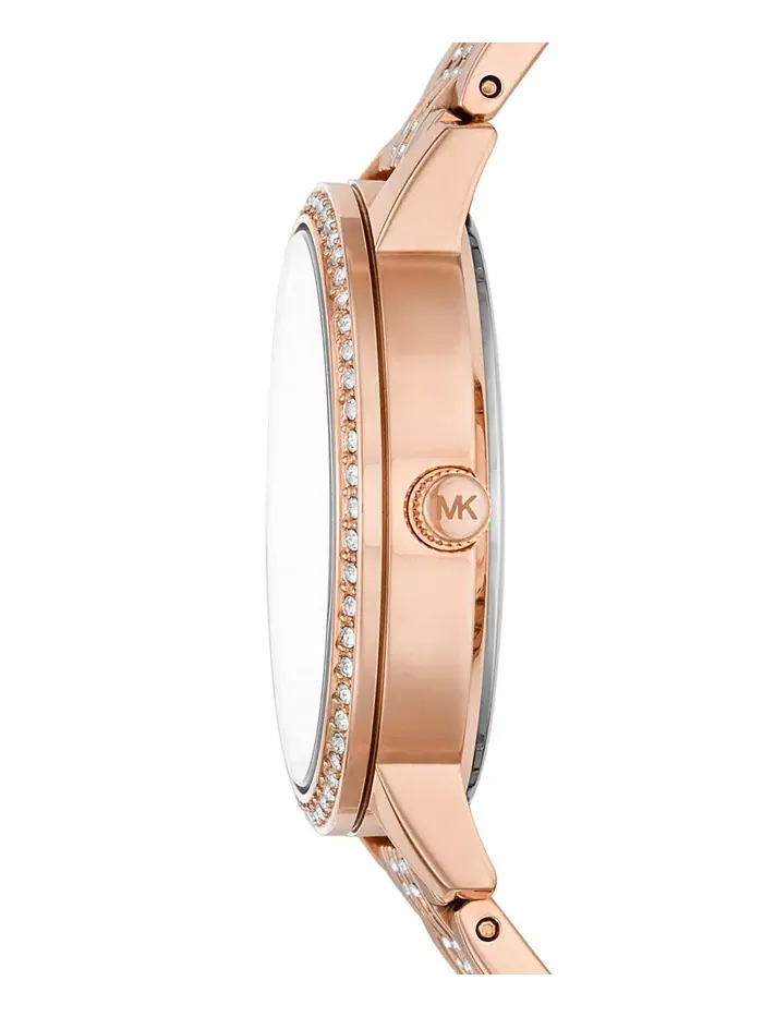 Женские часы-браслет Melissa Rose из нержавеющей стали с позолотой, 35 мм Michael Kors — изображение 3 из 4