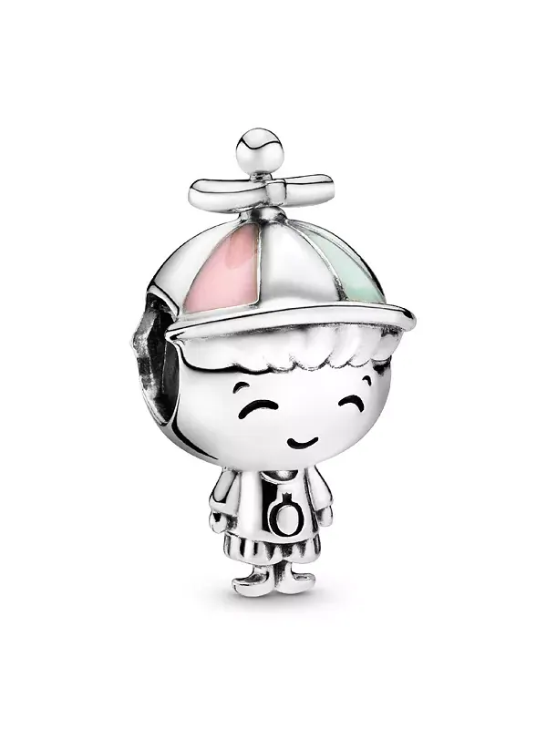 Серебряный брелок для мальчика Pandora — изображение 1 из 4, оттенок мульти