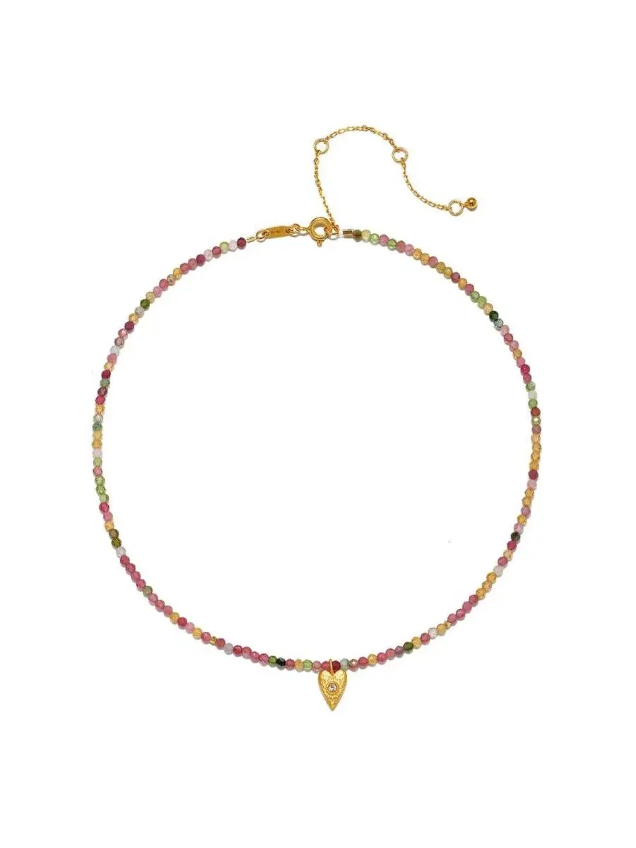 Колье-чокер «В гармонии с любовью» с турмалиновым сердцем Satya Jewelry — изображение 2 из 3, оттенок нет цвета