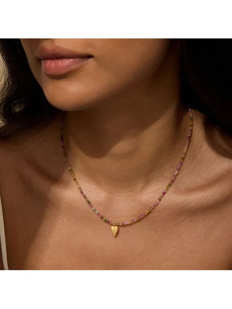 Колье-чокер «В гармонии с любовью» с турмалиновым сердцем Satya Jewelry — изображение 3 из 3, оттенок нет цвета