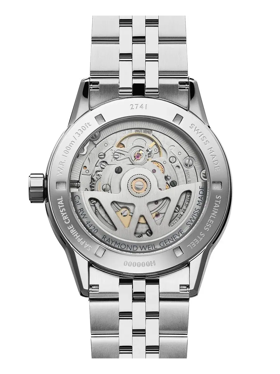 Мужские часы Freelancer из нержавеющей стали, 40 мм Raymond Weil — изображение 3 из 3, оттенок синий