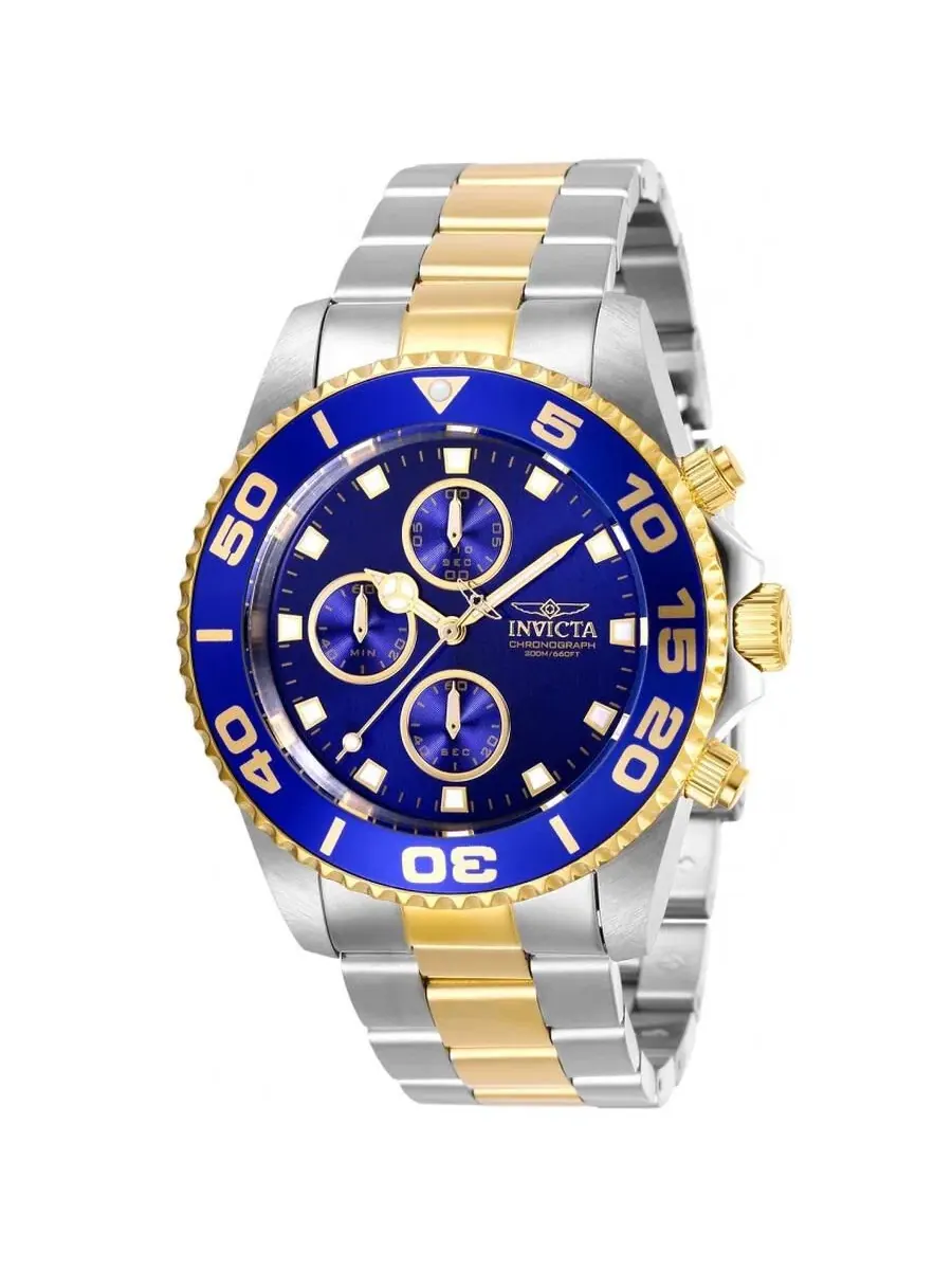 Мужские кварцевые часы Pro Diver 28692 с многофункциональным циферблатом Invicta — изображение 1 из 3, оттенок золотистый