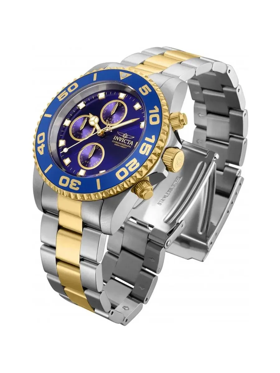 Мужские кварцевые часы Pro Diver 28692 с многофункциональным циферблатом Invicta — изображение 2 из 3, оттенок золотистый