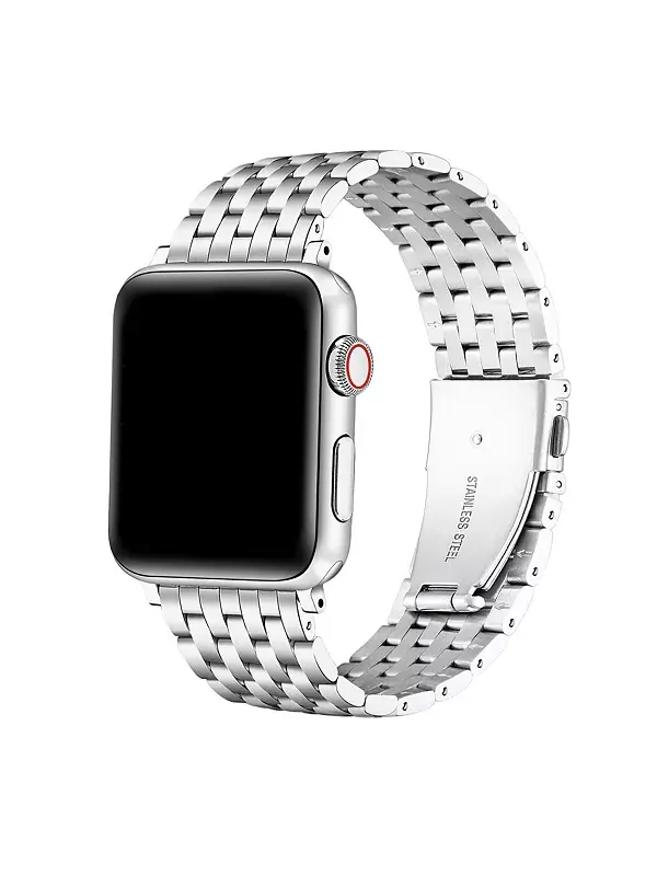Браслет из нержавеющей стали Remy для Apple Watch Posh Tech — изображение 2 из 4, оттенок серебряный