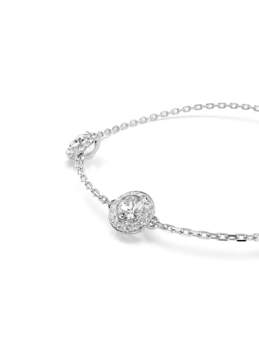 Браслет Swarovski Una Angelic с родиевым покрытием Swarovski — изображение 5 из 8, оттенок серебристый прозрачный