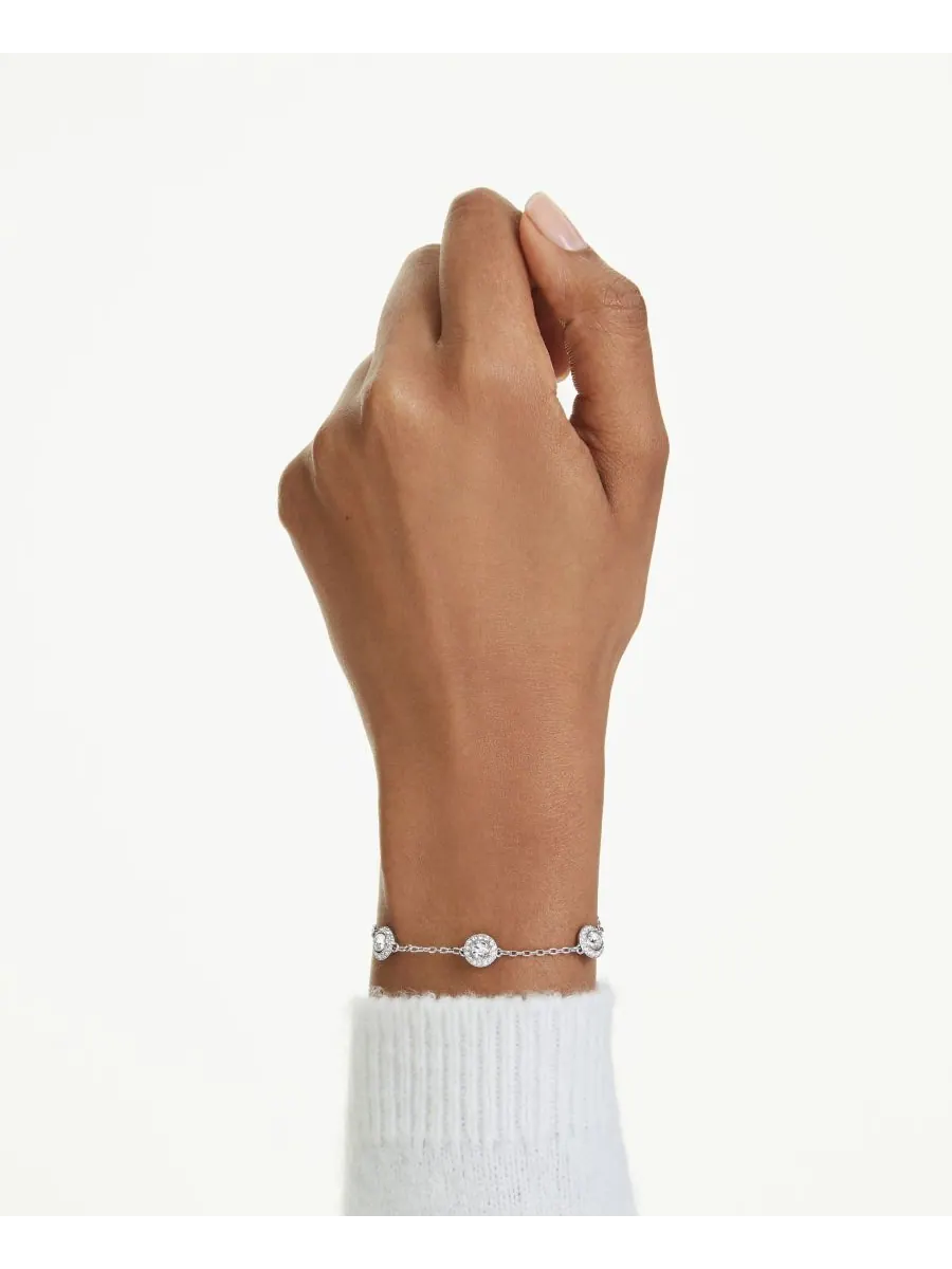 Браслет Swarovski Una Angelic с родиевым покрытием Swarovski — изображение 7 из 8, оттенок серебристый прозрачный
