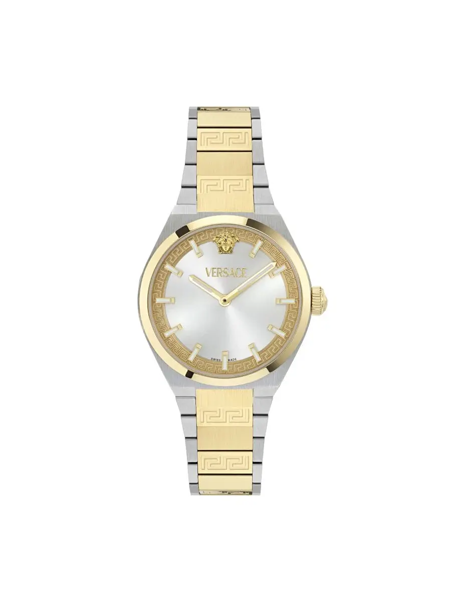 Женские наручные часы V-Auria Two Tone Bracelet Watch, 35mm Versace — изображение 1 из 4, оттенок мульти