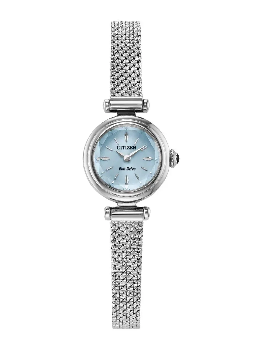 Женские часы Fio Silver-Tone Stainless Steel Bracelet Watch, 18.4mm Citizen