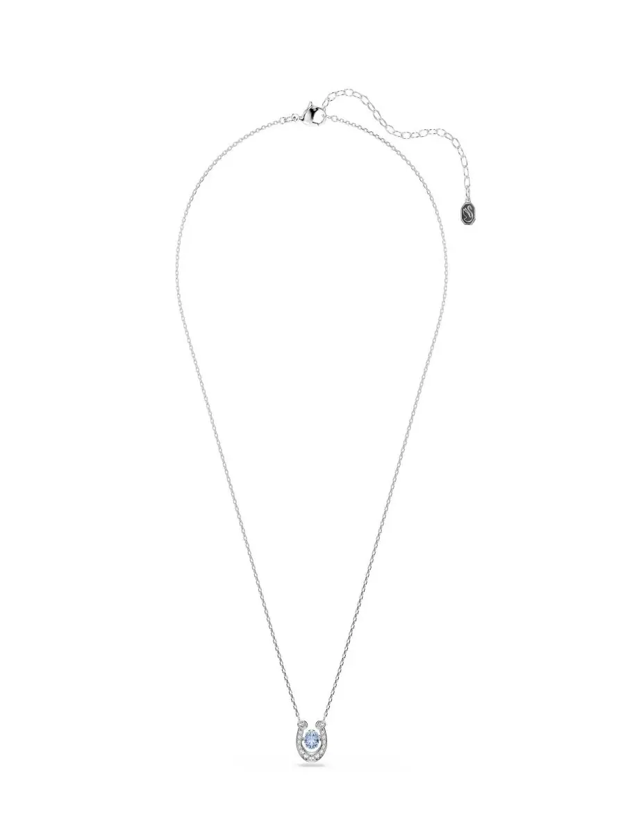 Кулон с подвеской-лошадкой Symbolica Swarovski — изображение 2 из 7, оттенок синий